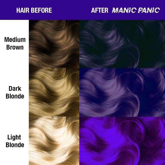 Manic Panic Ultra Violet Amplified Semi-Permanent Hair Dye 4oz - Picture 2 of 3